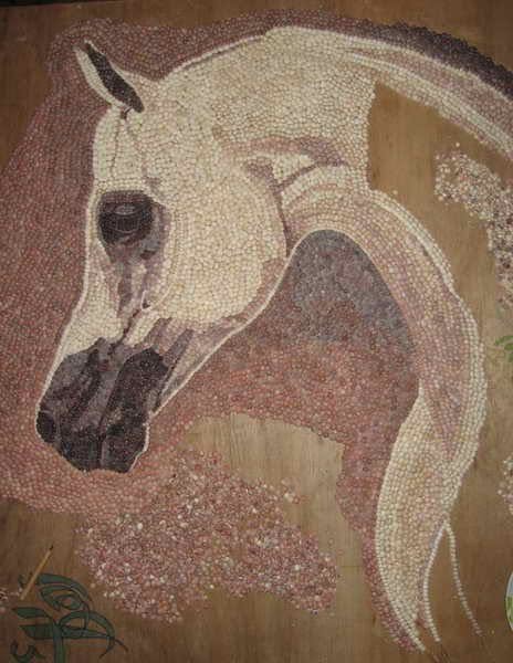 Mosaic-Art-Horse-Seashell-Akeel-Zarkany-4