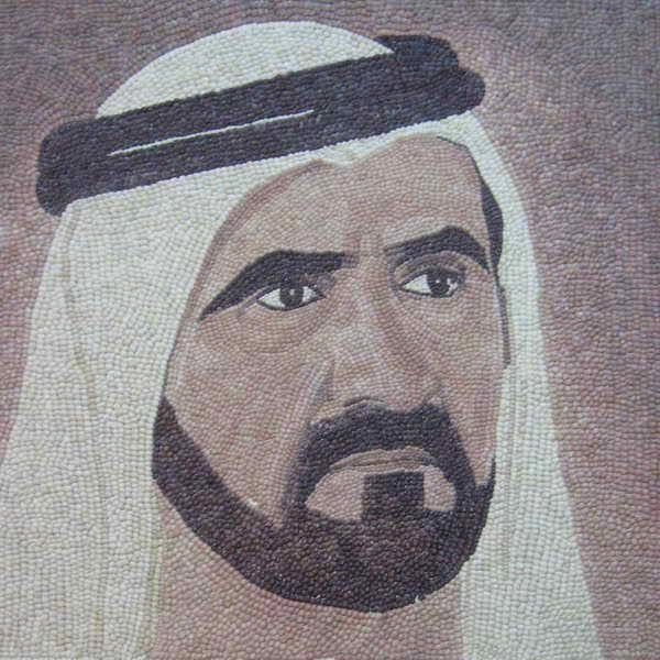 Sheikh-Mohammed-bin-Rashid-Al Maktoum-Seashell-Mosaic-Art-Akeel-Zarkany-1